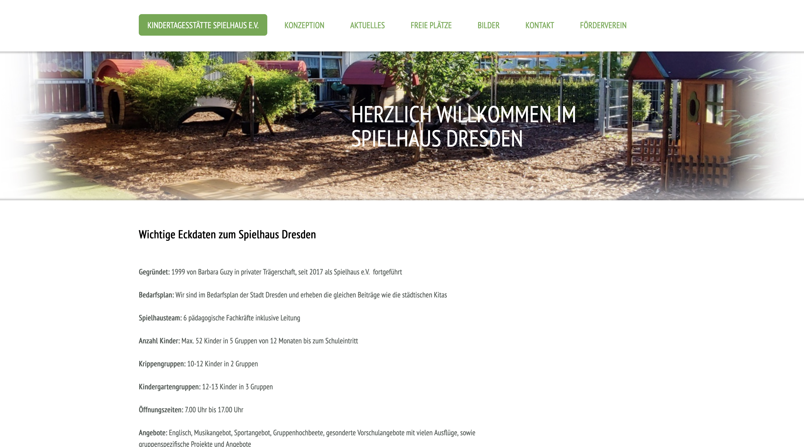 Kindertagesstätte Spielhaus